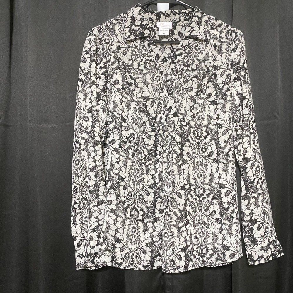 Oh baby by motherhood, sheer long sleeve blouse
